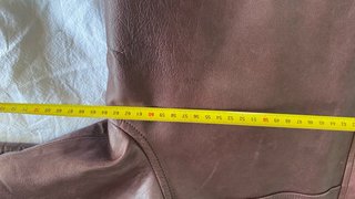 Cazadora Piel Hombre burdeos