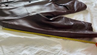 Cazadora Piel Hombre burdeos