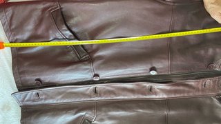 Cazadora Piel Hombre burdeos