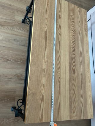 Mesa de centro madera y metal