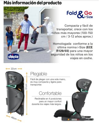 Silla de coche Chicco negra