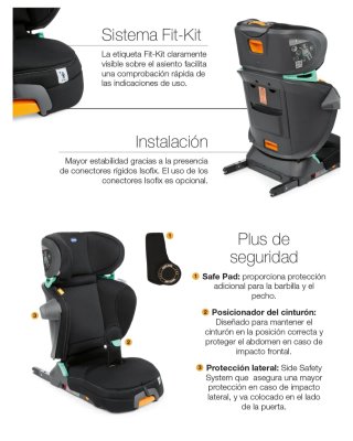 Silla de coche Chicco negra