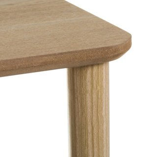 Mesa de dos niveles de madera