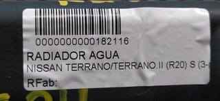 NISSAN TERRANO/TERRANO.II (R20) S (3-ptas.) RADIADOR AGUA