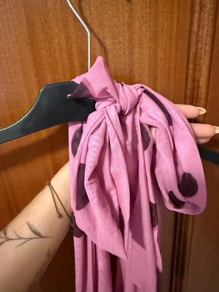 Vestido largo lunares Shein Talla S