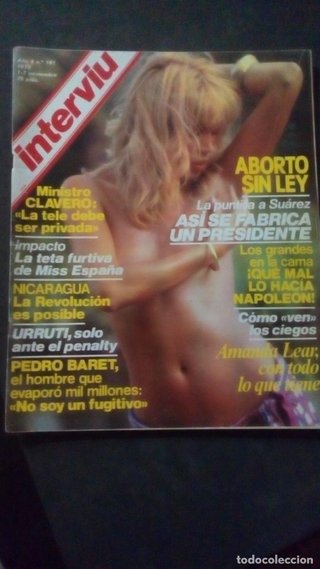 INTERVIU 181-AMANDA LEAR-LOLA FORNER-MISS ESPAÑA