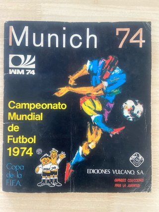 Álbum Cromos Munich 74 Completo