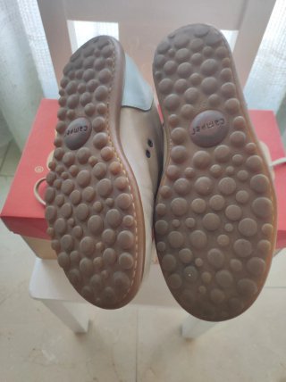 Zapatos Camper Beige y Azul