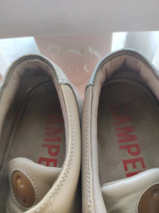 Zapatos Camper Beige y Azul