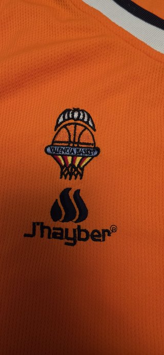 Camiseta Pamesa Valencia 2002 J'hayber Naranja