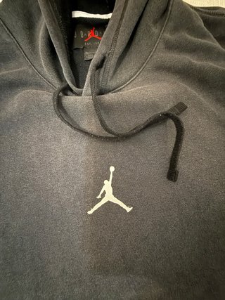 Sudadera Jordan Negra con Logo