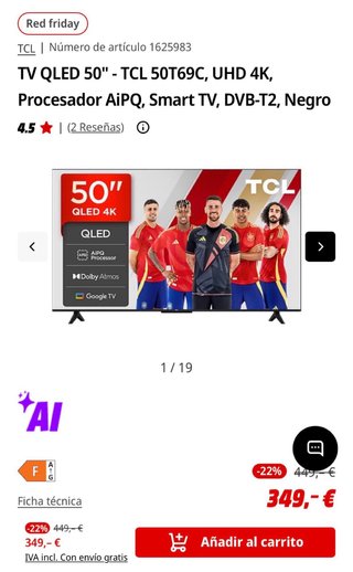 Smart TV TCL premiun QLED 50"  4k UHD