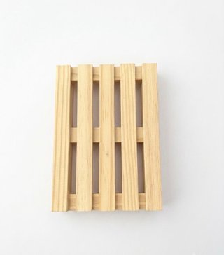 Caja de madera natural para decoración