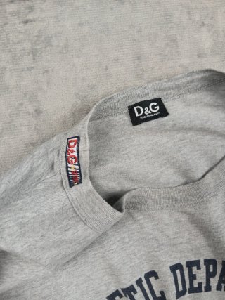 T-shirt D&G Sport vintage grigia
