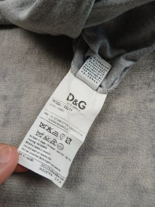 T-shirt D&G Sport vintage grigia