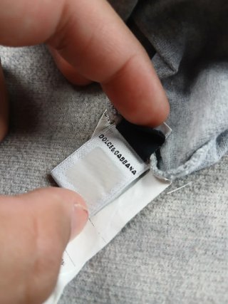 T-shirt D&G Sport vintage grigia