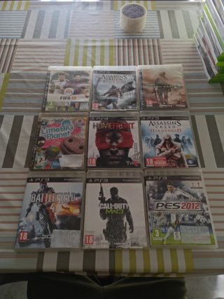 Lote 9 Videojuegos ps3