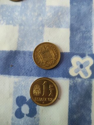 Lote  Monedas España 100, 50, 25 PTAS. Ganga.