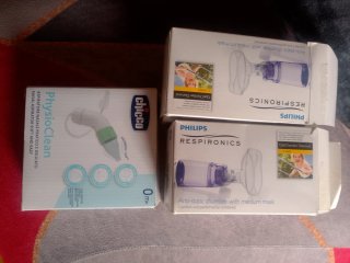 Chicco PhysioClean Aspirador Nasal + Philips OptiC