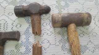 Lote de martillos antiguos