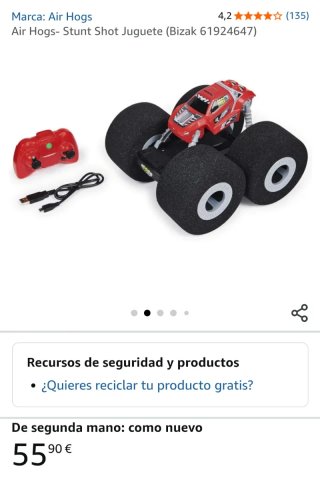 Coche teledirigido Air Hogs Supersoft