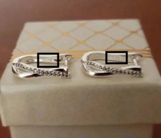 Pendientes Aro Plata Circonitas