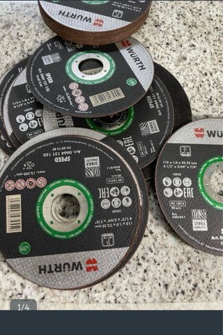 2 Paquetes Discos Corte Wurth