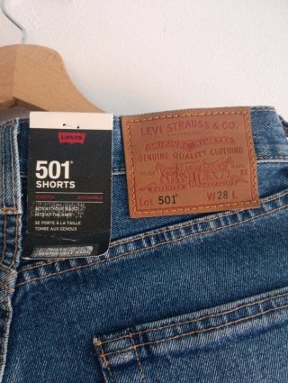 Shorts Levis Azules Nuevos