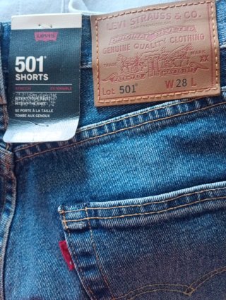 Shorts Levis Azules Nuevos