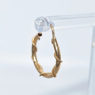 Pendientes Aro Oro 18k Trenzado