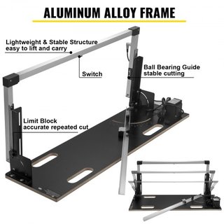 Tagliatrice da Banco per Stirene, Tagliatrice per Schiuma Max 42 cm, Lunghezza Max 112 cm, Angolo 0-90°