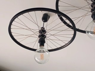 Lámparas Rueda Bicicleta con Bombilla