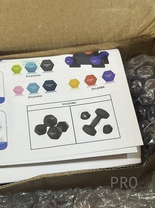 Mancuernas 1kg x 2 SONGMICS