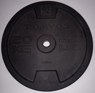 Disco de peso Domyos 20 kg / 44 lbs