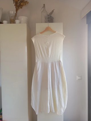 Vestido Mango Crema Talla S Lazada multi posición