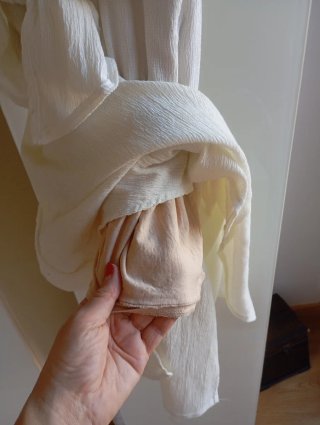 Vestido Mango Crema Talla S Lazada multi posición