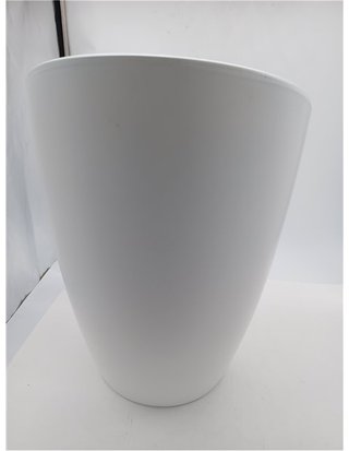 WENKO Taburete Candy bianco opaco - Sgabello da bagno - con sacchetto per bucato estraibile - Plastica (ABS) - 36 x 50,5 x 36 cm - Bianco