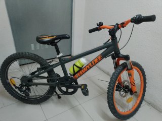 Bicicleta infantil 20 arancione e grigio
