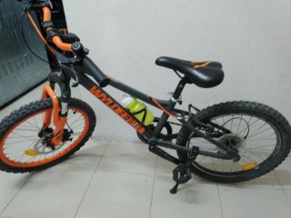 Bicicleta infantil 20 arancione e grigio