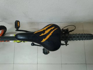 Bicicleta infantil 20 arancione e grigio