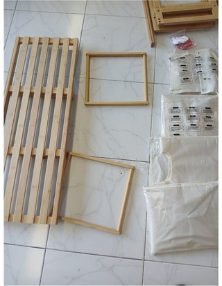 SONGMICS Cesto per Biancheria in Bambù - 3 Scomparti (150L) - con Mensola e Sacchetti Rimovibili - 94 x 33 x 78 cm - per Bagno