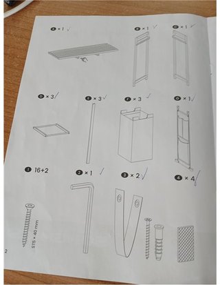 SONGMICS Cesto per Biancheria in Bambù - 3 Scomparti (150L) - con Mensola e Sacchetti Rimovibili - 94 x 33 x 78 cm - per Bagno