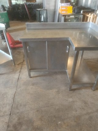 Mesa de trabajo de acero inoxidable