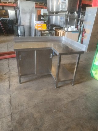 Mesa de trabajo de acero inoxidable
