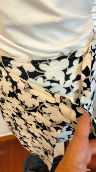 Falda Pareo Estampada Flores