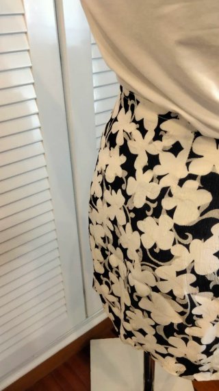 Falda Pareo Estampada Flores