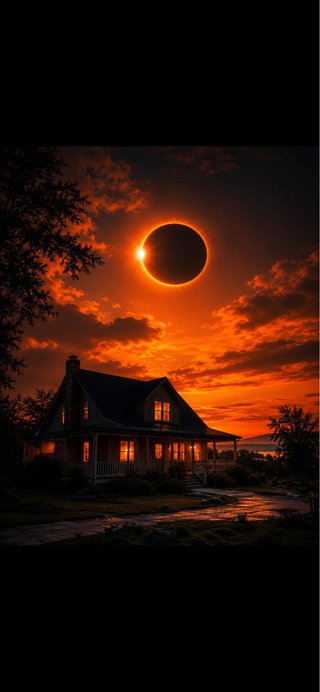 Piso para el eclipse