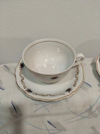 Tazas de porcelana estilo inglés