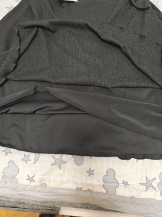 Vestido negro con brillantes