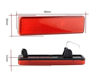 Reflector de parachoques trasero Opel Renault Niss